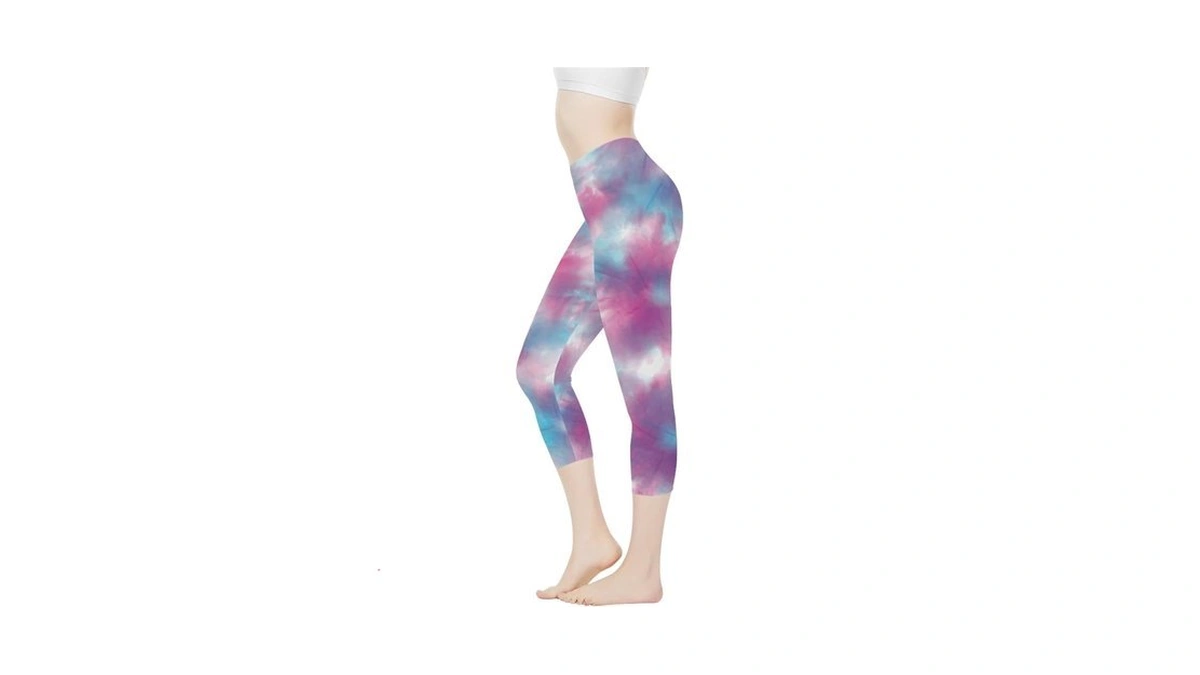 Afpanqz Colorful Tie Dye Tight Leggings High Waisted For Women
