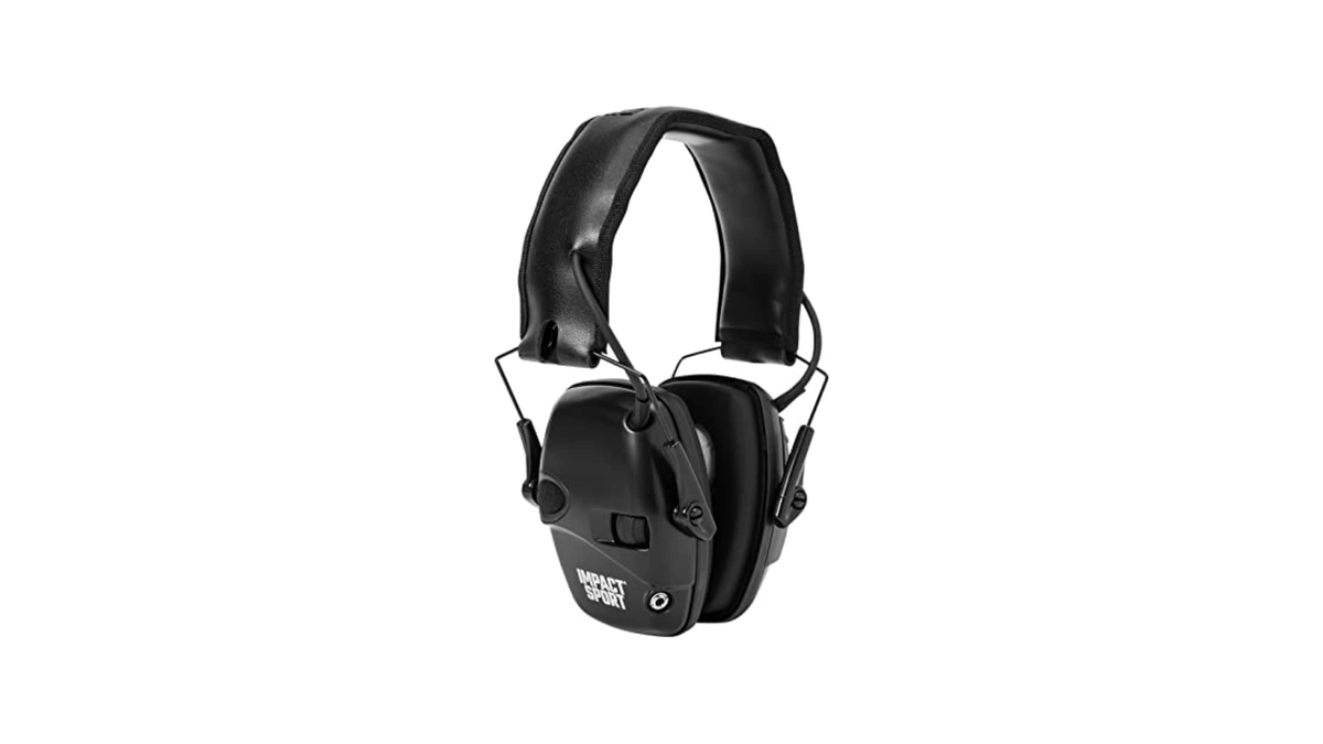 Howard Leight Impact Sport Electronic Earmuff, Med/large, Black (r-02524)