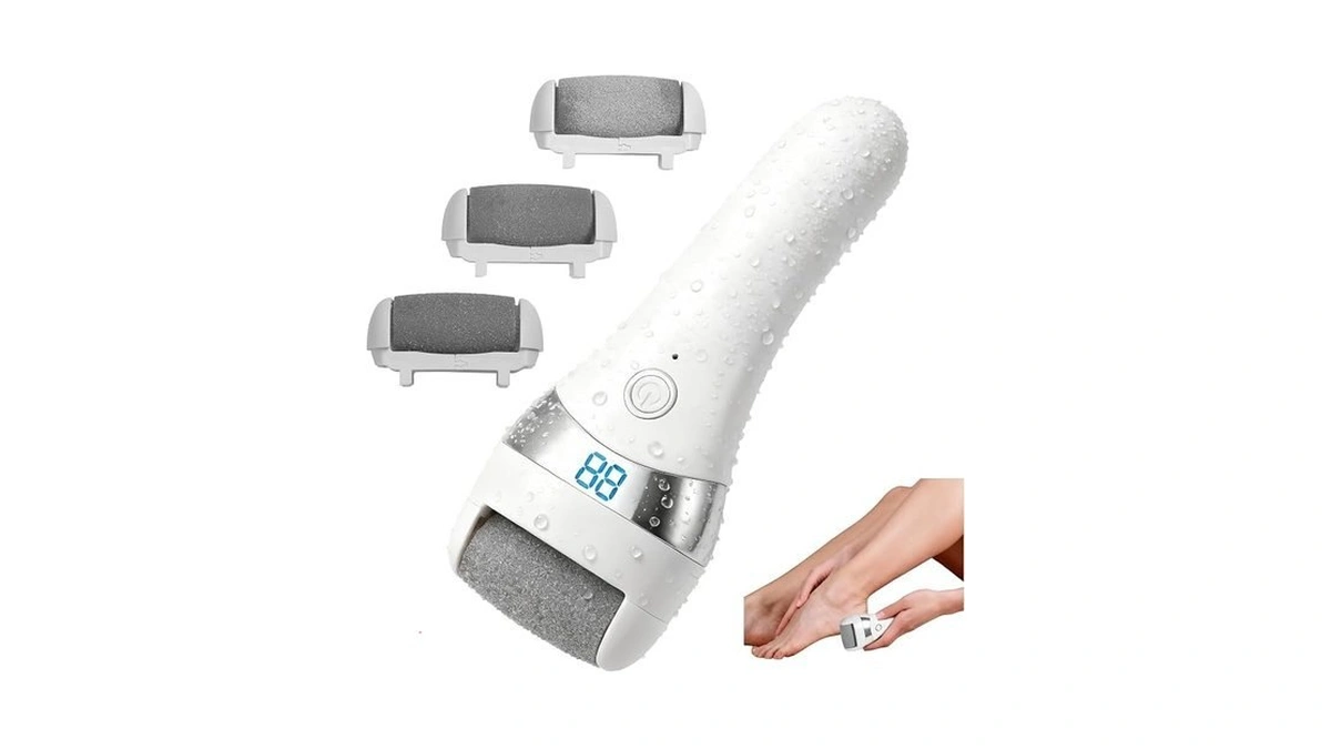 Kaaeiccr Electric Foot Callus Remover, 3 Speeds For Smooth Heels