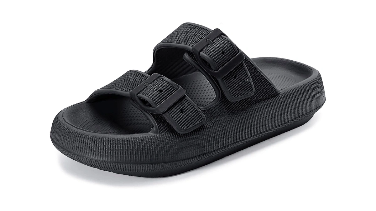 Weweya Slides For Men Women Pillow Slippers D...