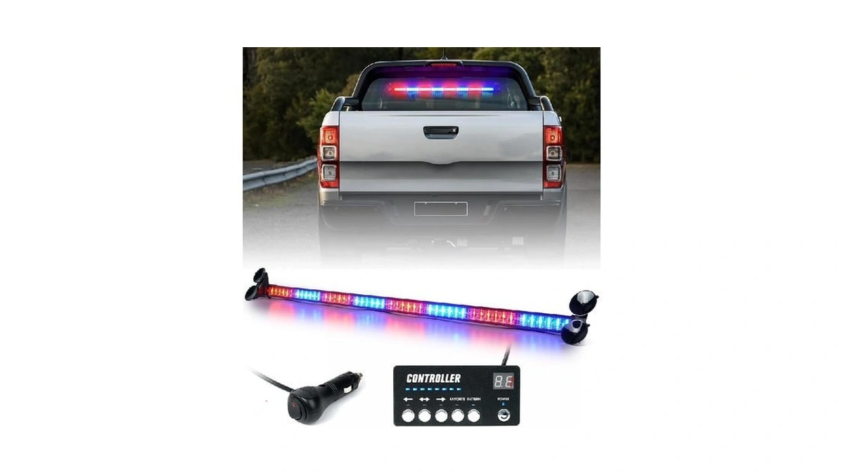 Lumenix 35.5" Traffic Advisor Strobe Light Bar For Trucks W/controller