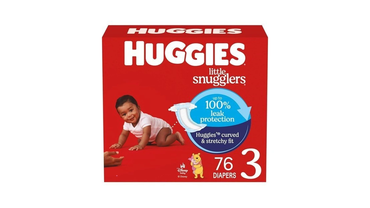 Huggies Size 3 Diapers, Little Snugglers Baby Diapers, Size 3