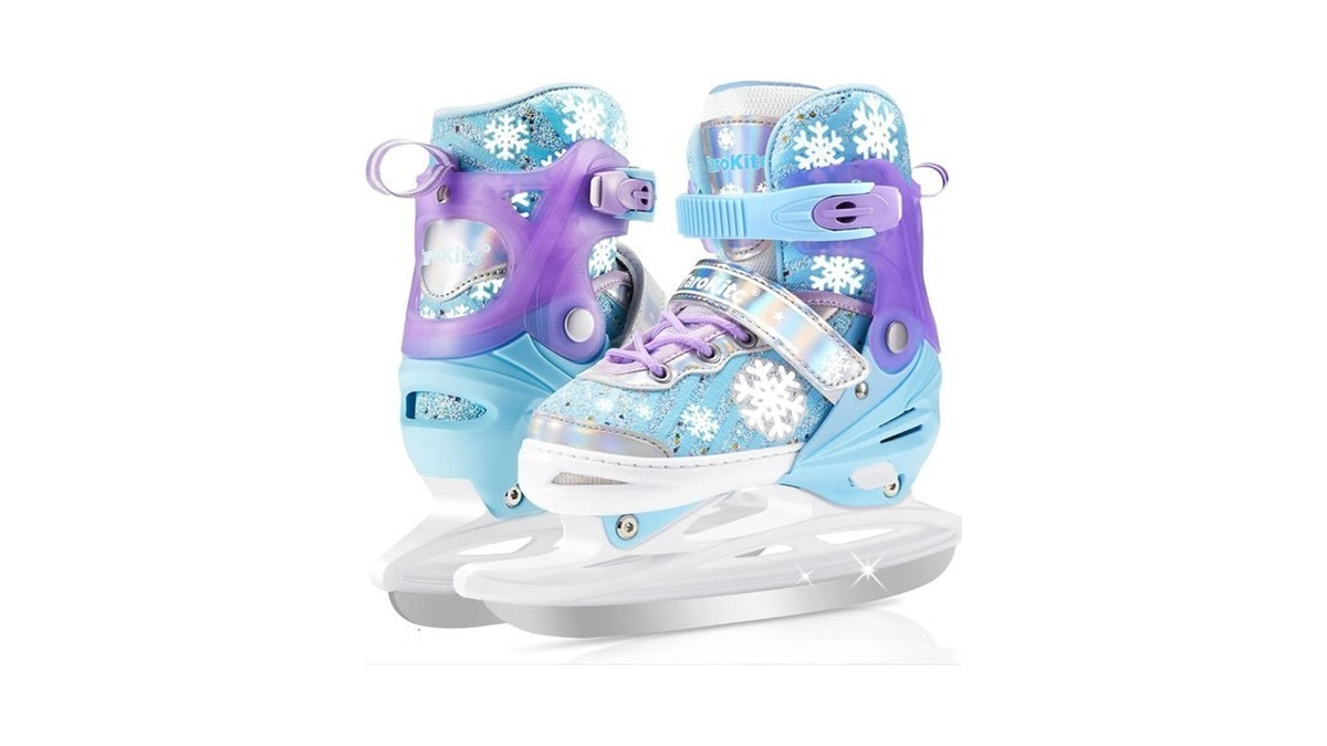 Tarokitc Ice Skates For Kids, Adjustable Ice Hockey Skates For
