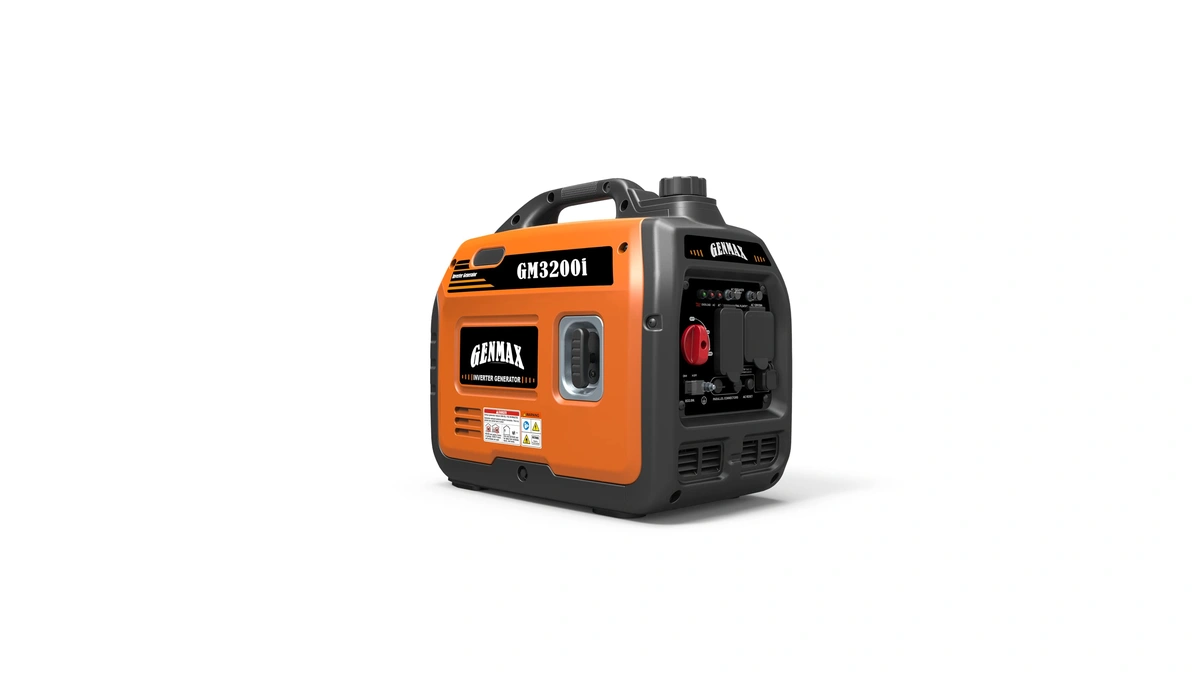 Genmax Portable Generator,3200w Ultra-quiet Gas Engine & Rv Ready, Epa