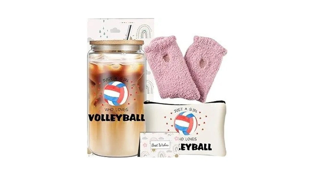 Fcaylo Volleyball Lover Birthday Gift Set For Women Sports Coaches