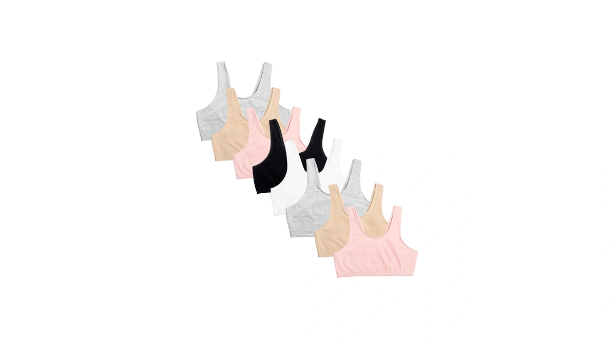 Fruit Of The Loom Girl's Everyday Training Bra Multi-packs