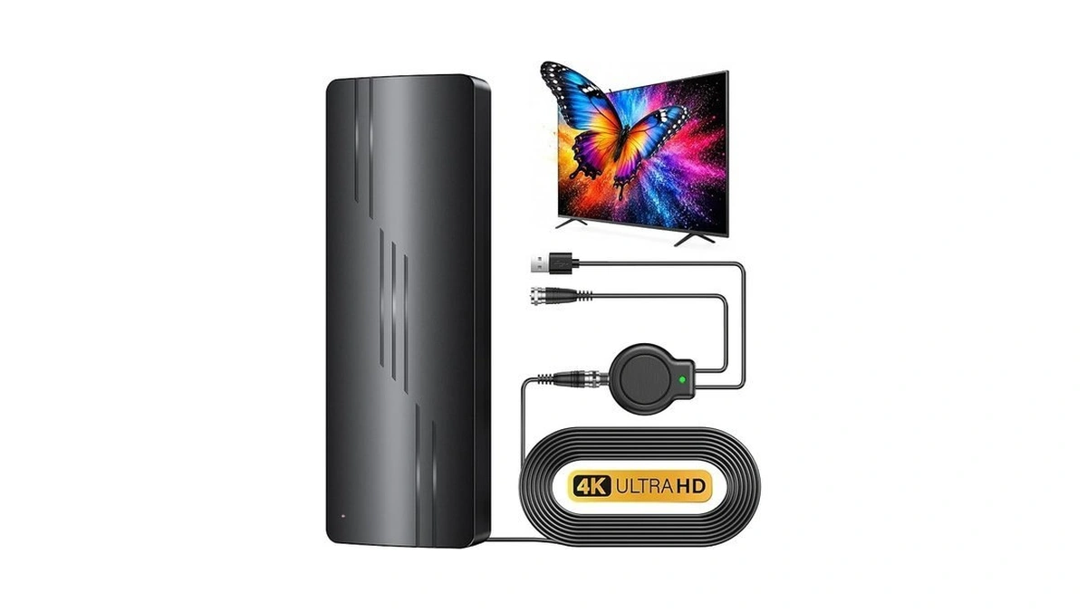 2026 Upgraded Tv Antenna For Smart Tv, 1800+ Miles Range