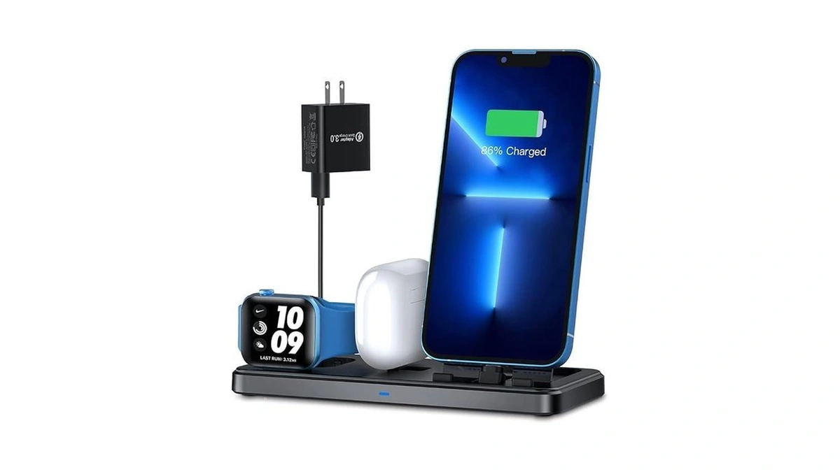 3 In 1 Wireless Charging Station For Apple Multiple Devices,