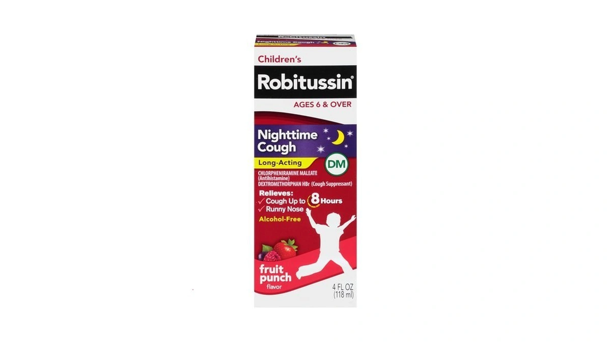 Children's Robitussin Nighttime Cough Long-acting Dm, Cough Medicine For Kids,