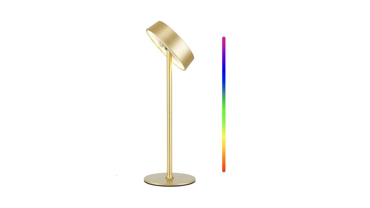 Cordless Lamp, Rechargeable Table Lamp, Battery Operated, Rgb Dimmable Touch