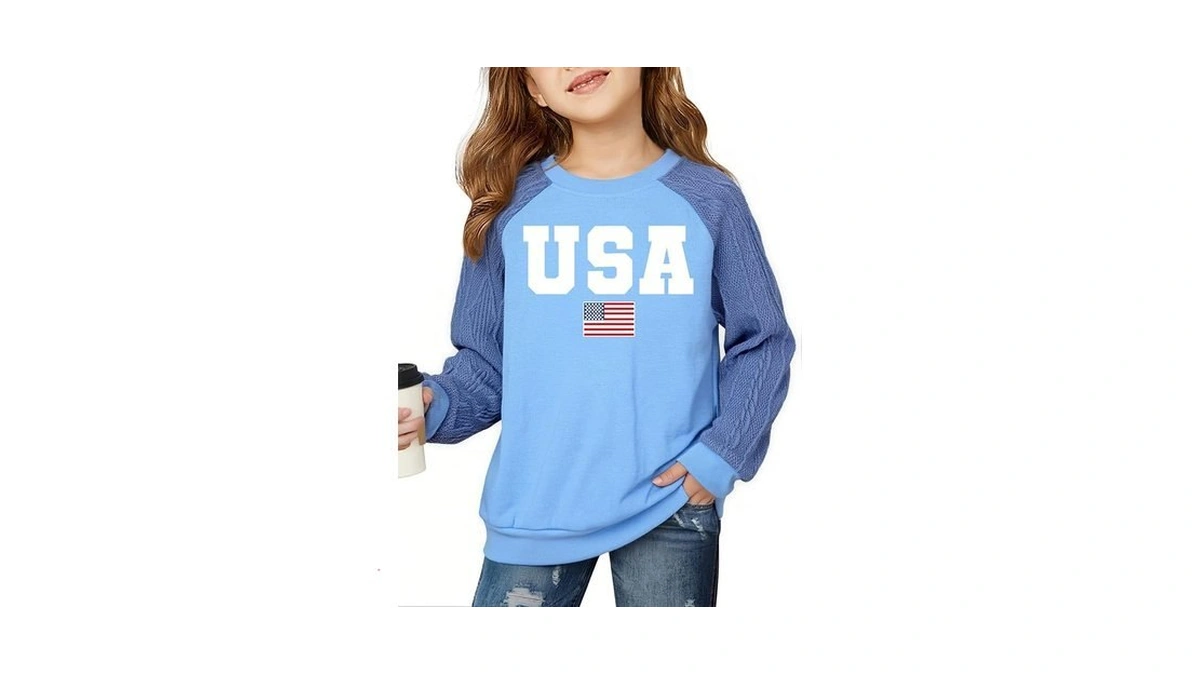Cazychild Girls 4th Of July Shirt Boys Usa Tshirt Kids