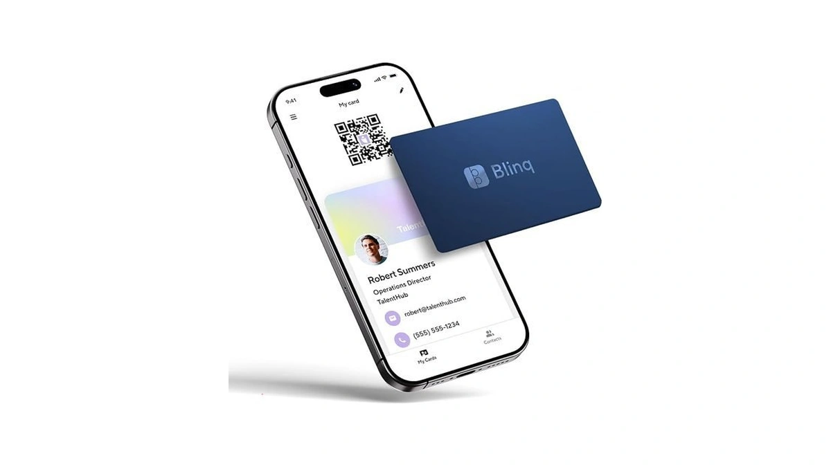 Blinq Nfc Digital Business Card - Pvc Card - Tap