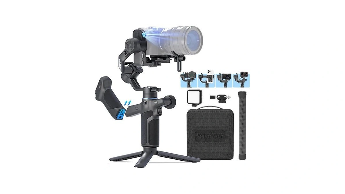Feiyu Scorp Mini-3-pro [combo] Ai Tracker Camera Gimbal+storage Bag+fill Light+275mm