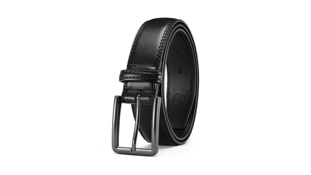 Chaoren Mens Belt Leather - 1 3/8" Dress Belts For