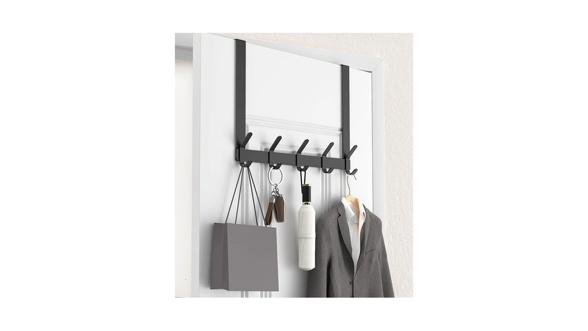 Kitchlife Over The Door Hooks With 7" Extended Arms, Fits