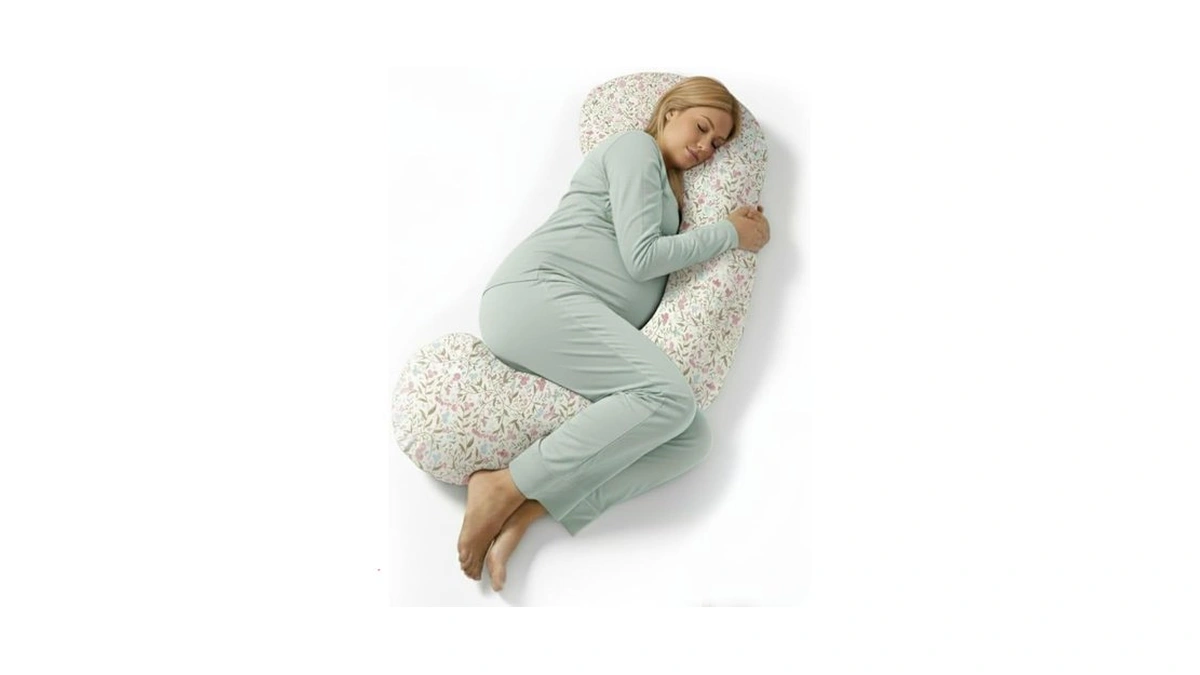 Bellamoon C Shaped Pregnancy Pillow For Sleeping, 55 Inch Maternity