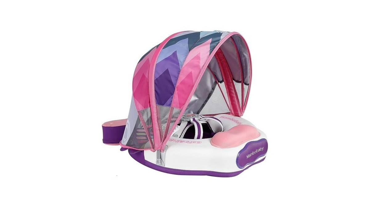 Mambobaby Baby Float With Canopy & Add Tail – Non-inflatable