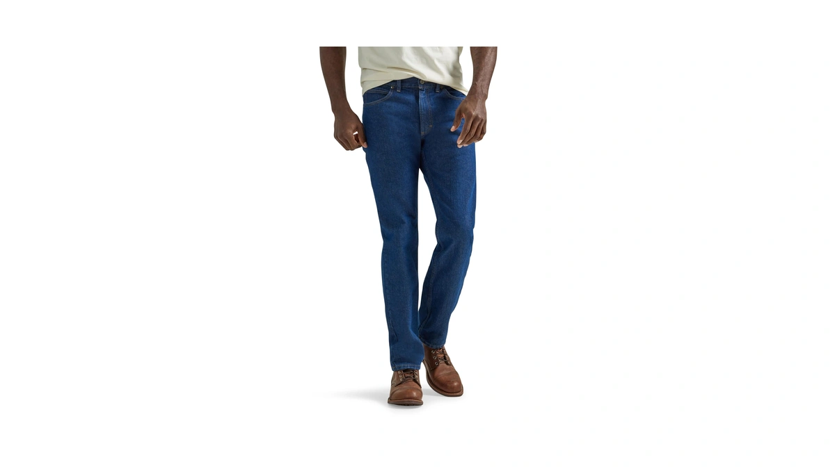 Lee Men's Legendary Regular Straight Jean, Pepper Prewash, 38w X