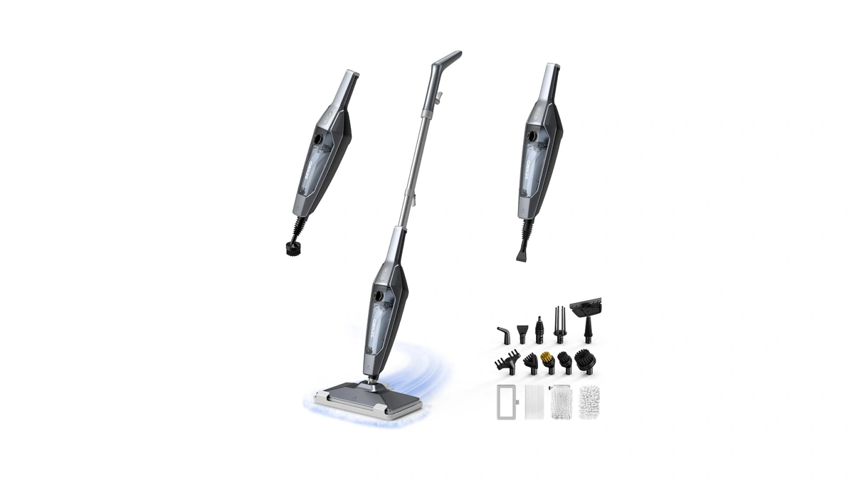 Senmo Steam Mop, 14-in-1 Detachable Steam Cleaner For Home And