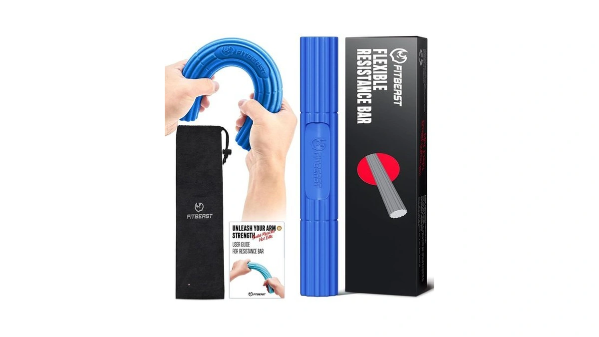 Fitbeast Hand Exerciser Bars For Physical Therapy - Relieves Tendonitis