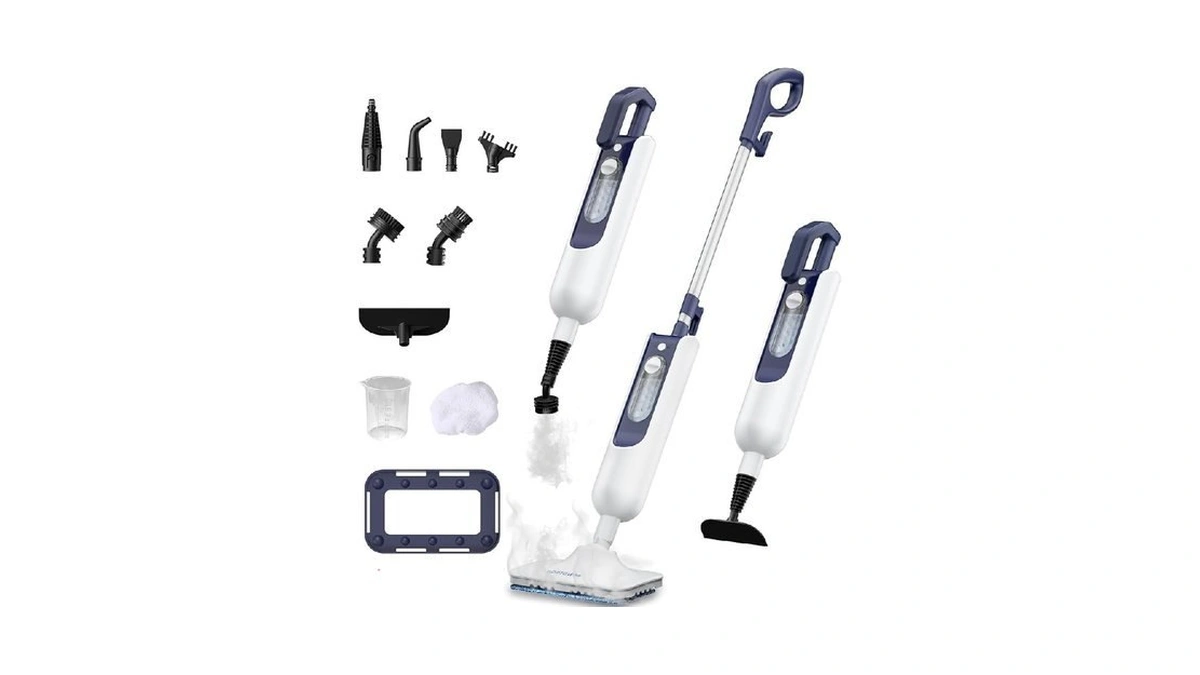 Goatclean® 11-in-1 Steam Mop, 212°f Powerful Handheld Steam Cleaner For