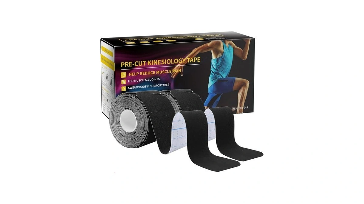 Dimora Kinesiology Tape, 40 Count Precut Strips 2 Rolls, Original