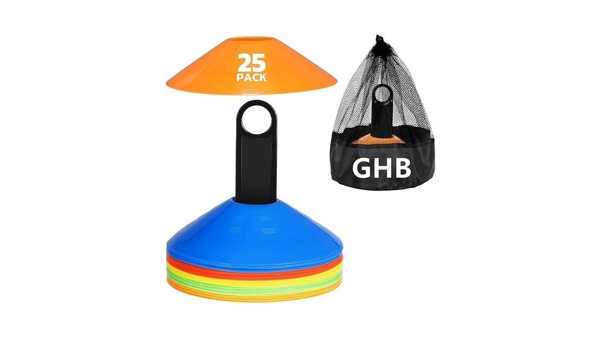 Ghb Soccer Cones 25/50/100 Pack Disc Soccer Sport Cones Training