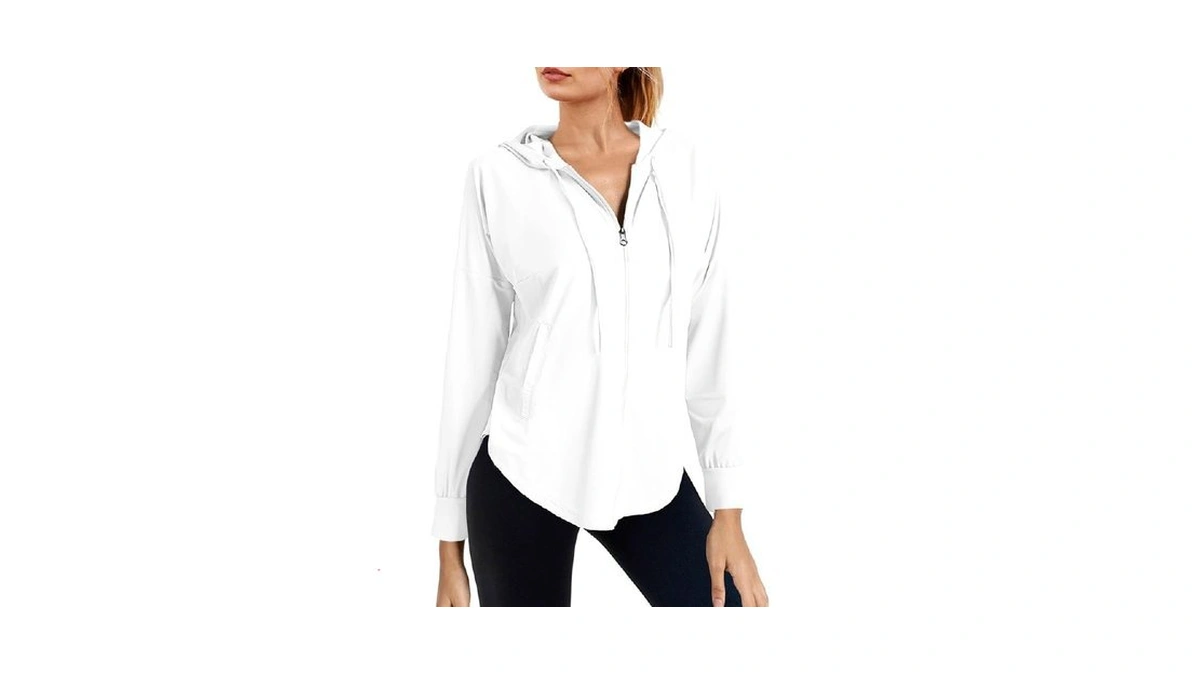 Amazon code: Fisoew Womens Athletic Jacket Hoodie Zip