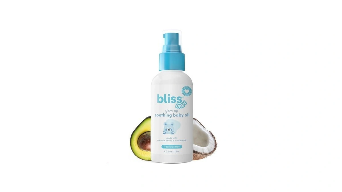 Bliss Baby Oil, All Natural, Premium & Unscented, Vegan -