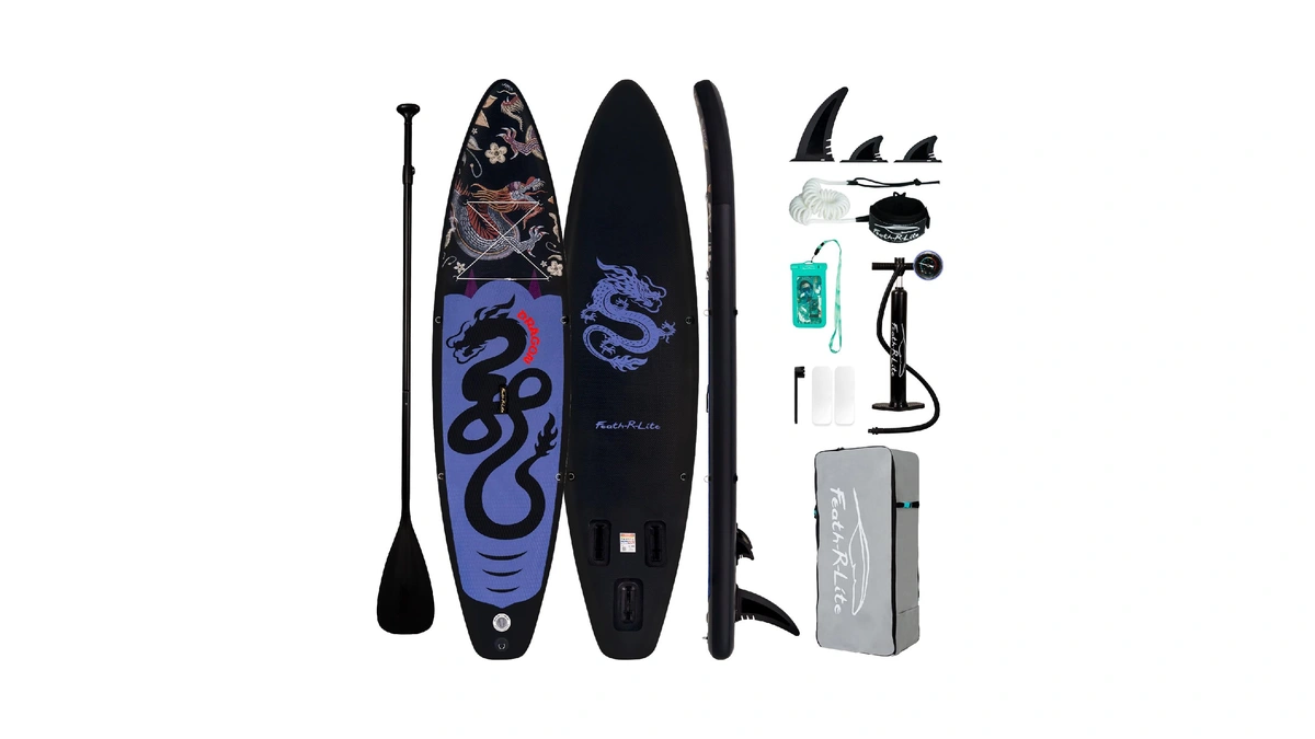 Funwater 11'×33"×6" Inflatable Stand Up Paddle Board With Premium Sup