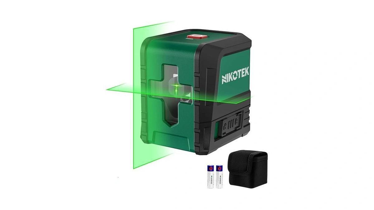 Nikotek Laser Level, Self-leveling Green Line Laser With Horizontal And