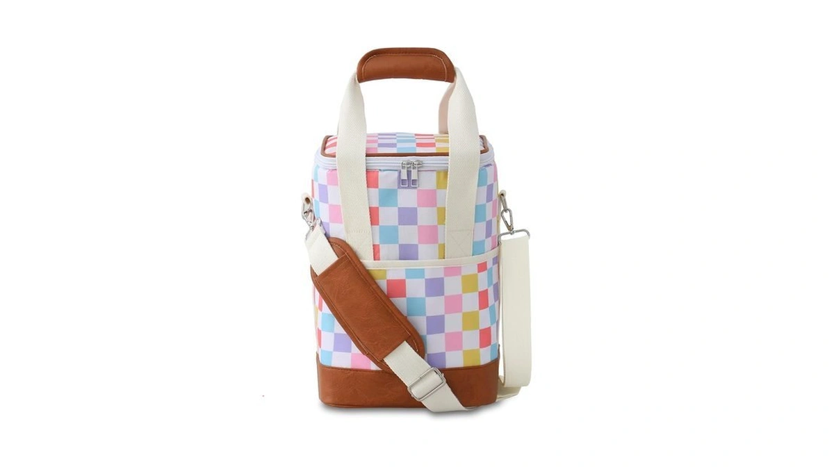 Embrunioice 4 Bottle Wine Tote Bag - Leakproof & Insulated