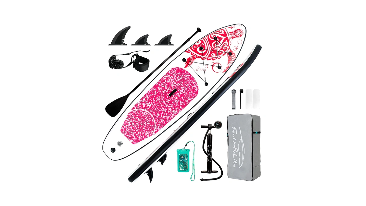 Feath-r-lite Inflatable Stand Up Paddle Board 10'6''x33''x6'' Ultra-light (18.9lbs) Sup