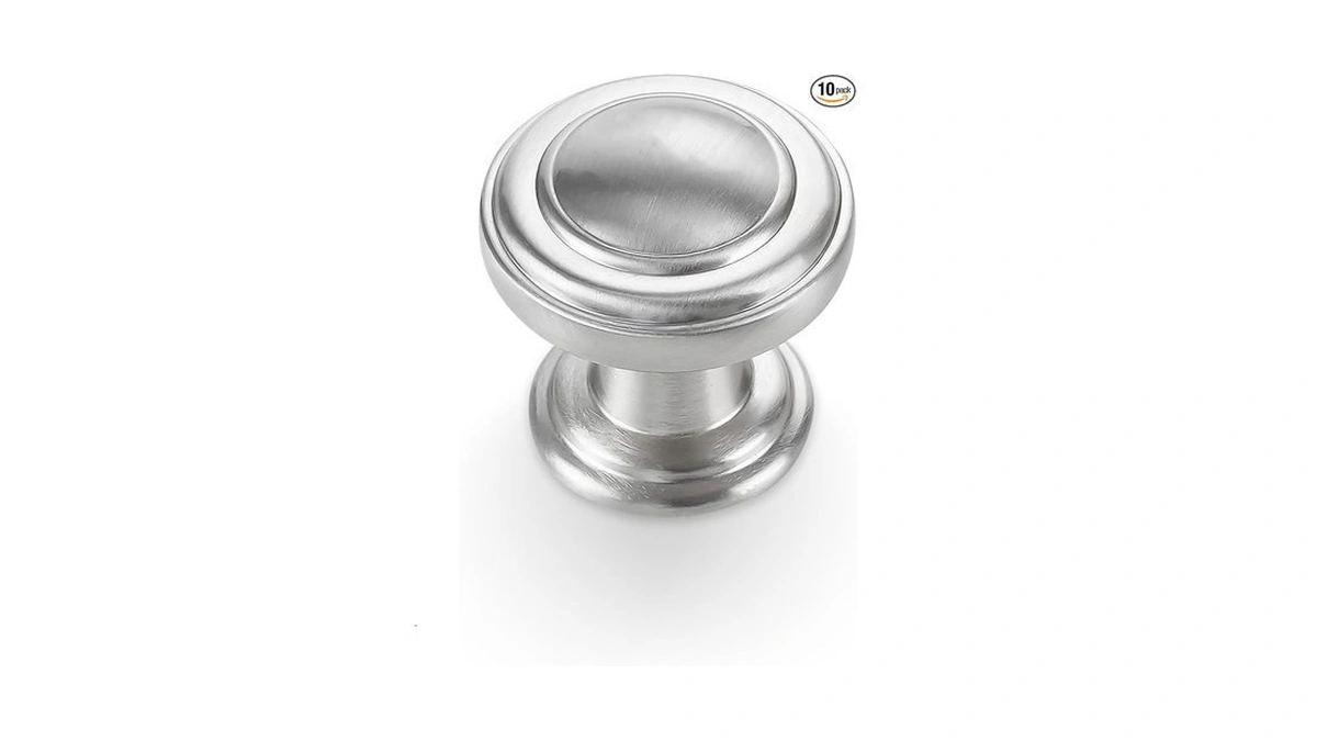 Giyuro 10 Pack Kitchen Cabinet Knobs Brushed Nickel Cabinet Knobs