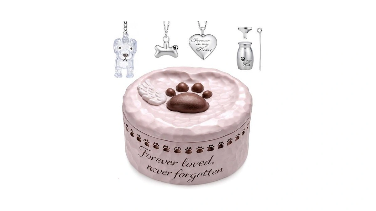 Hooppoo Pet Memorial Gift Set For Loss Of Dog Cat
