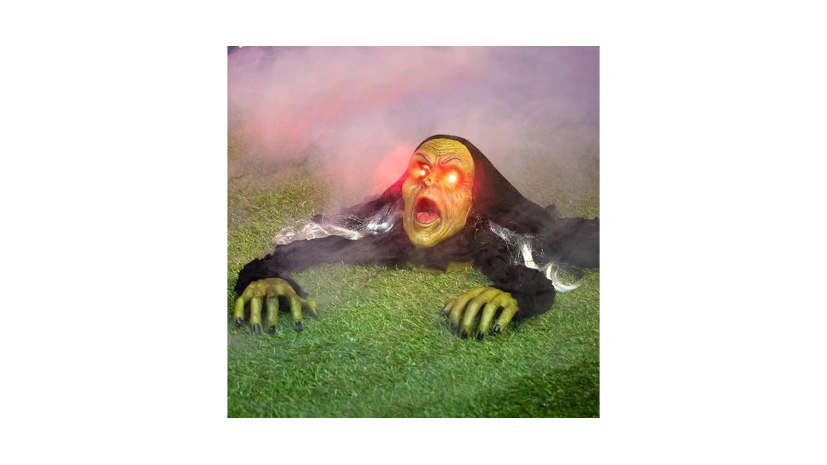 Joyin Halloween Decoration Outdoor Zombie Groundbreaker, Halloween Outside Zombie Decor
