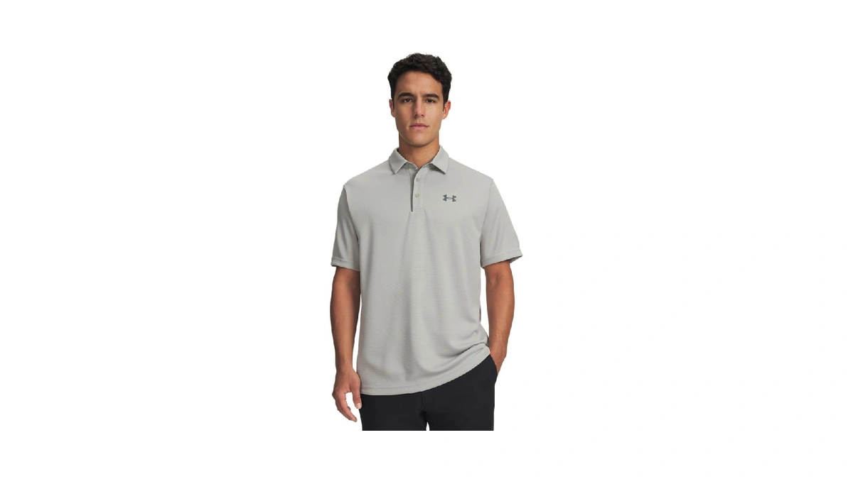 Under Armour Men's Tech Golf Polo, (069) Titanium / /