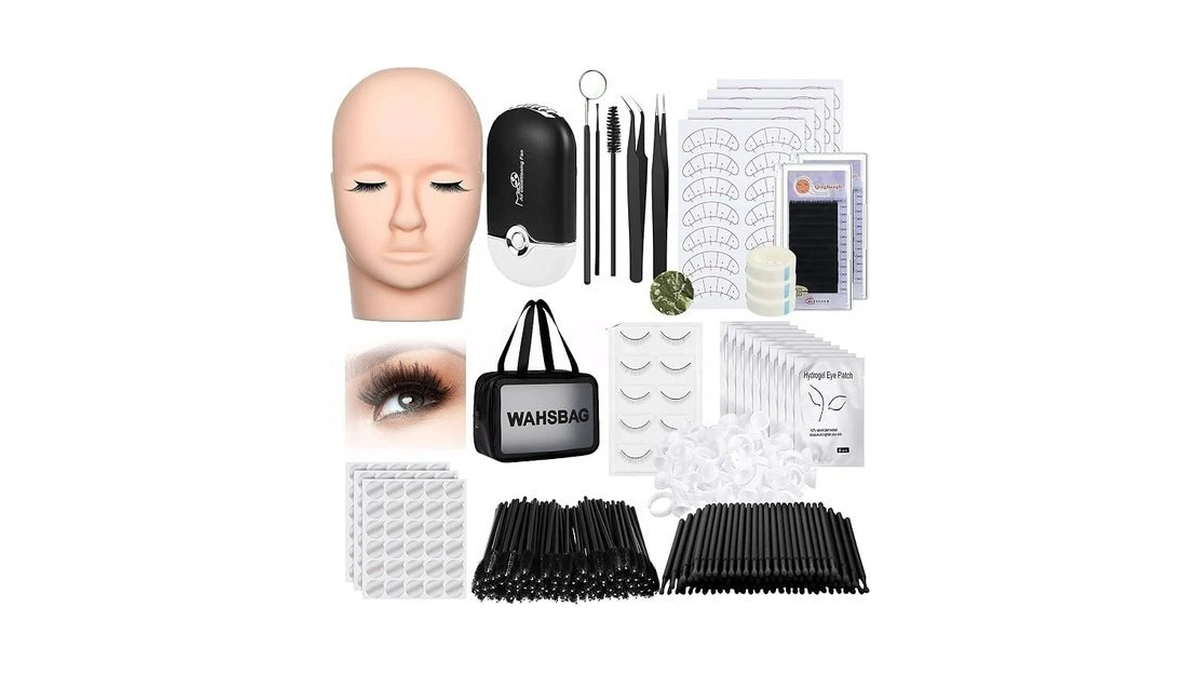 Eyelash Practice Kit Lash Kit For Eyelash Extension Usb Air