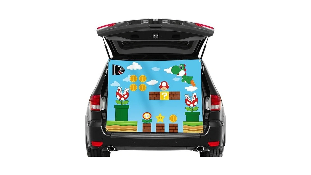 Aginc Berry Halloween Super Brothers Mari Trunk Or Treat Car
