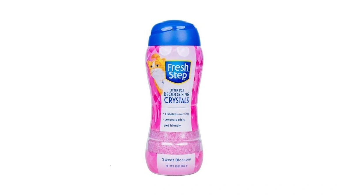 Fresh Step Cat Litter Crystals Deodorizer, Non Toxic Odor Neutralizing