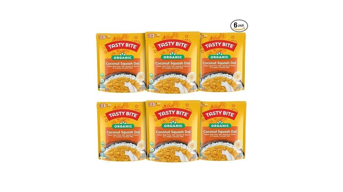 Tasty Bite Organic Coconut Squash Dal, 10 Ounce, Pack Of