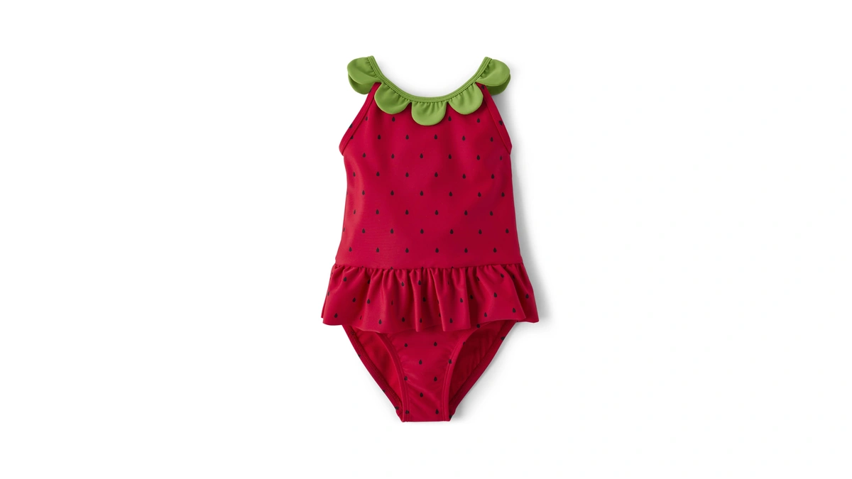 Gymboree,girls,and Toddler One Piece Swimsuit Classic Red