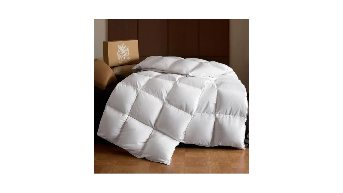 Goose Down Fiber Comforter Oversized Queen – Summer Hotel Quality