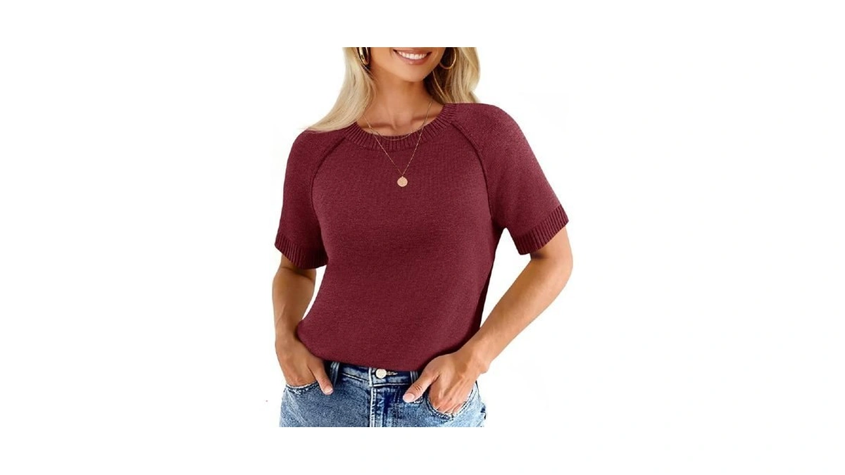 Amazon code: Cicy Bell Womens Short Sleeve Sweaters C
