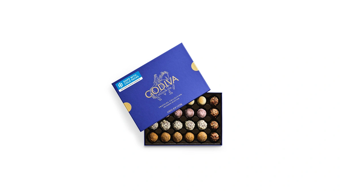 Godiva Patisserie Chocolate Truffle Gift Box, Belgian Dessert Chocolates With
