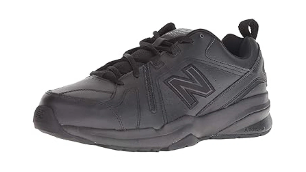 New Balance Men's 608 V5 Casual Comfort Cross Trainer, Black/black,