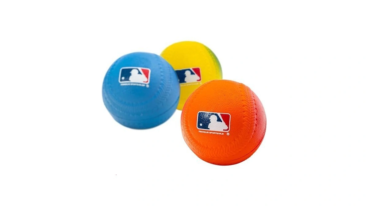 Franklin Sports Foam Baseballs - Soft Foam Practice Baseballs For