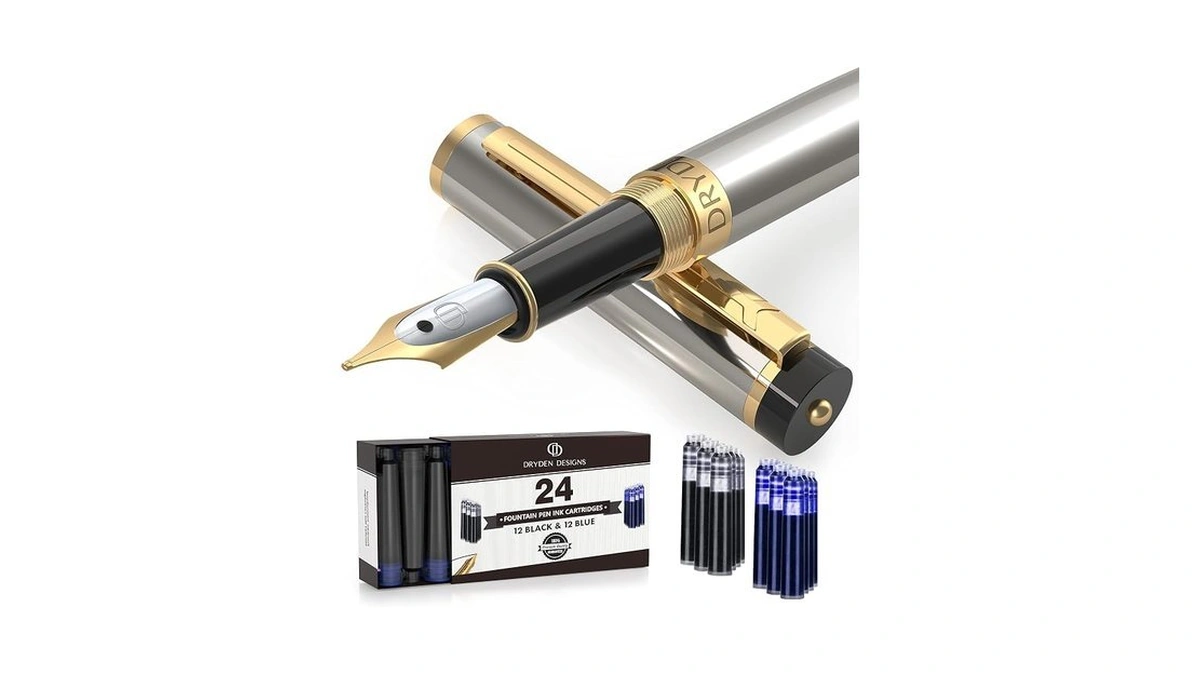 Dryden Designs Fountain Pen Medium Nib Gift Pouch - With