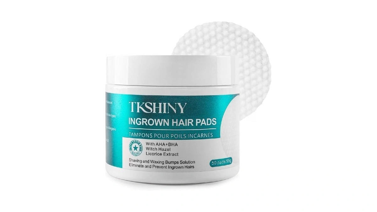 Tkshiny Ingrown Treatment Hair Pads, With Aha+bha, Ingrown Hair Wipes