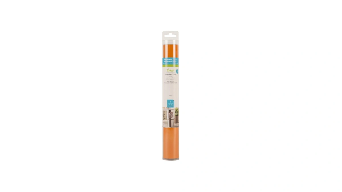Cricut Premium Permanent Vinyl Orange Roll